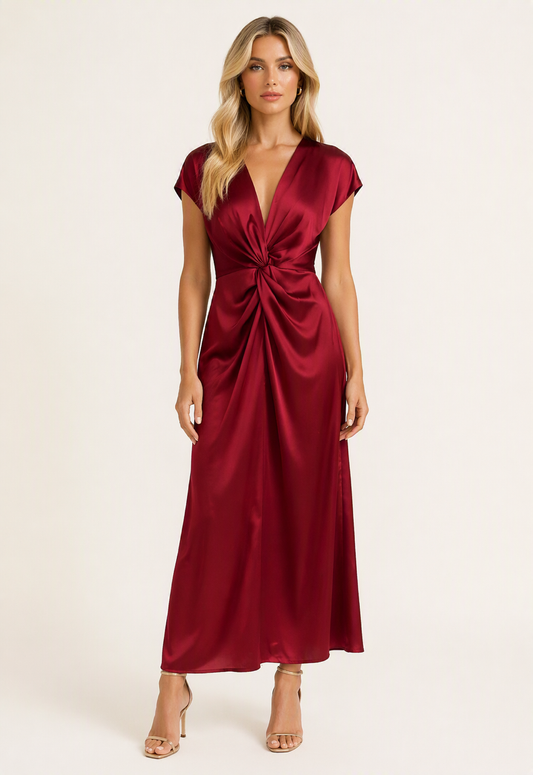 Swan Satin Dress