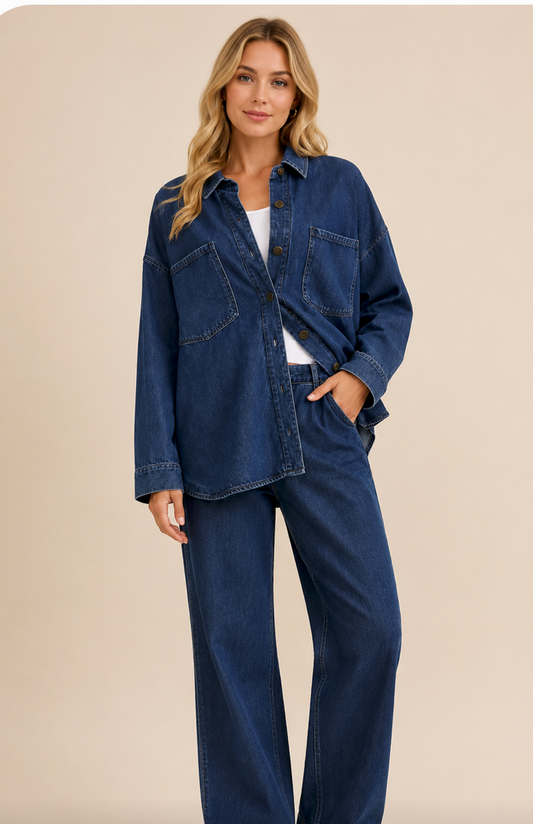 Two-Piece Denim Set
